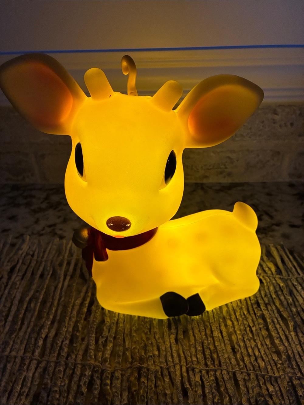 Cracker Barrell Light-upReindeer Tabletop Blowmold